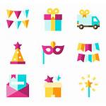 Birthday Icon Icons Gift Clipart Party Vector