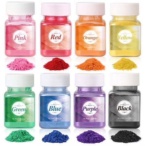 Buy Wtrcsv Mica Powders Epoxy Resin Colour Pigment Soap Bath Bombs Dye