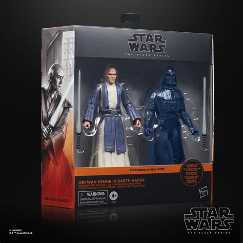 Star Wars Black Series Darth Vader Vs Obi Wan Kenobi Concept Art