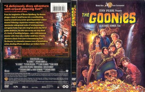 The Goonies 1985 Dvd Cover Front And Back Goonies Goonies Movie