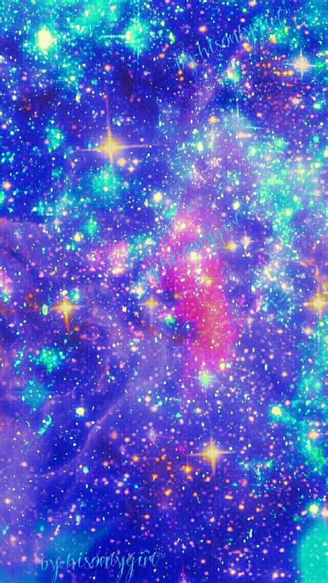 Stars in the galaxy iphone 7 wallpaper 1080×1920. Blue sparkle galaxy wallpaper I made for the app CocoPPa ...