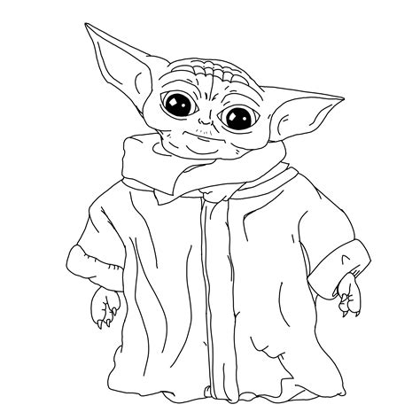 Why should i use these animal pictures to colour in for. I created a coloring page for Bebe Yoda (The Child) Enjoy ...