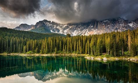 1920x1080 1920x1080 Nature Landscape Trees Forest Alps Italy Water