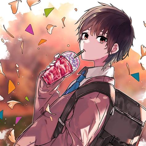 Cute Anime Boy Drinking By F1zombiekillers On Deviantart In 2021
