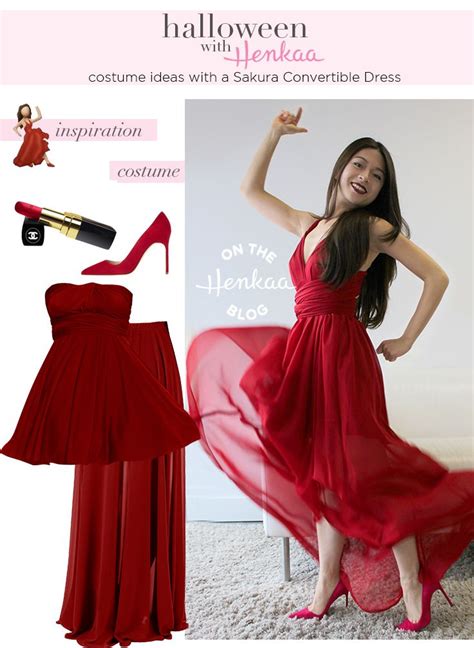 Roundup The Best Easy Creative Diy Halloween Costumes Red Dress
