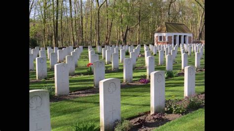 Adegem Canadian War Cemetery In The Second World War Youtube