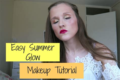 create a easy summer glow glitz and glamour makeup