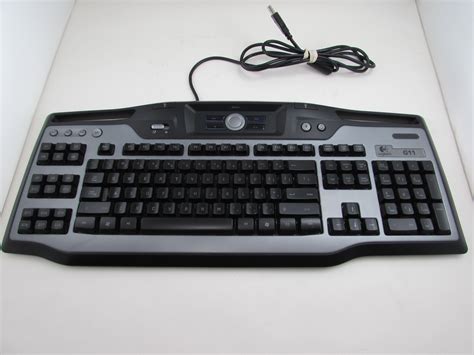 Logitech G11 Y Ug75a Gaming Keyboard Usb Wired Ergonomics Backlit W