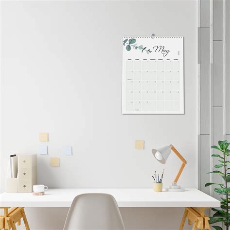 Aesthetic Vertical Greenery Wall Calendar Runs From January 2022