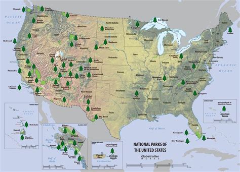 Us National Parks Scratchable Map 2020 Edition All 61 Designated