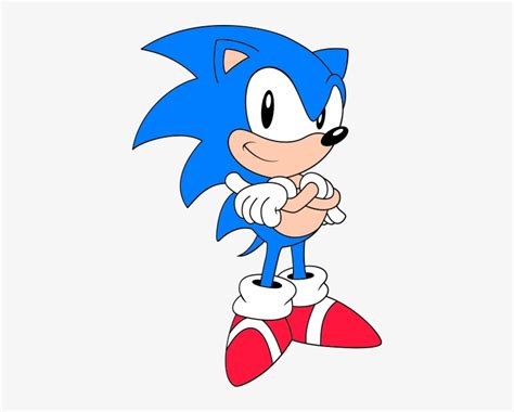 Classic Sonic The Hedgehog Png Classic Sonic Draw Free Transparent