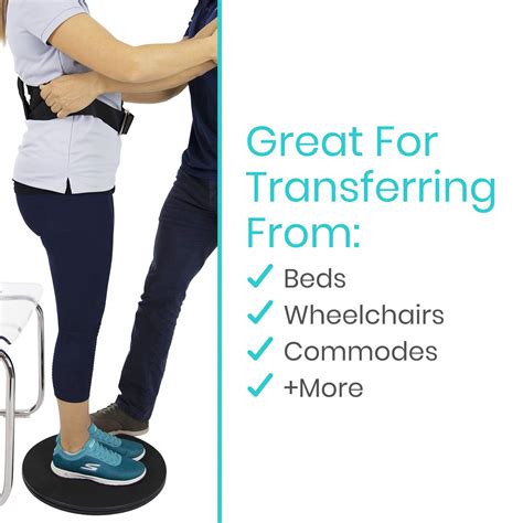 Vive Pivot Disc Patient Transfer Board Mobility Standing Device