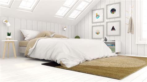 White Scandinavian Bedroom Design Ideas