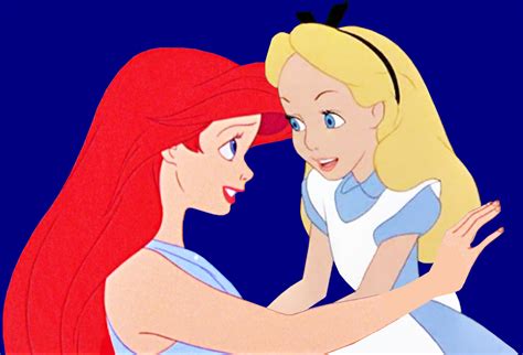 Ariel x Alice - Crossover Disney foto (43207239) - fanpop