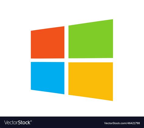 Windows Microsoft Symbol Brand Logo Design Vector Image