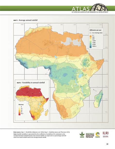 New Map Rainfall And Rainfall Variability In Africa Ilri News