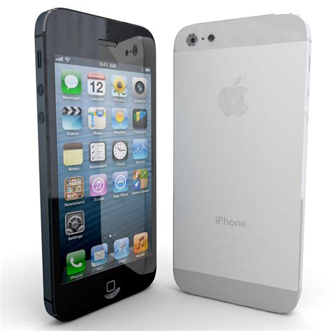 3d New Apple Iphone 5 Model