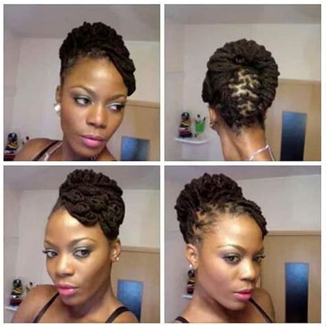 20 creative updo loc hairstyles for women that will inspire you ke