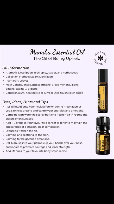 Pin By Mia Lowry On D Terra Manuka Essential Oil Roller Bottle