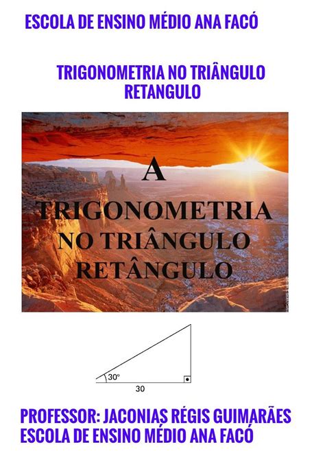 Trigonometria No Triangulo Retangulo By Nataliaethiago Flipsnack