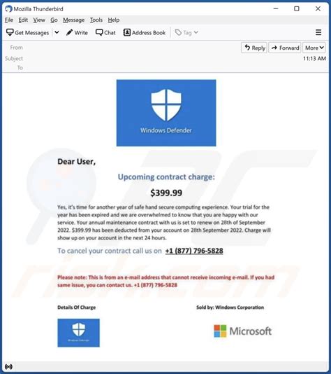 Fraude Por Email Windows Defender Passos De Remoção E Recuperação
