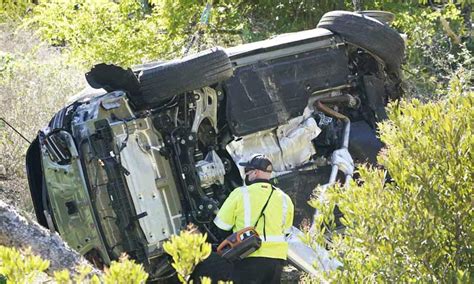 Golfing Legend Tiger Woods Survives Horrific Car Crash In Los Angeles