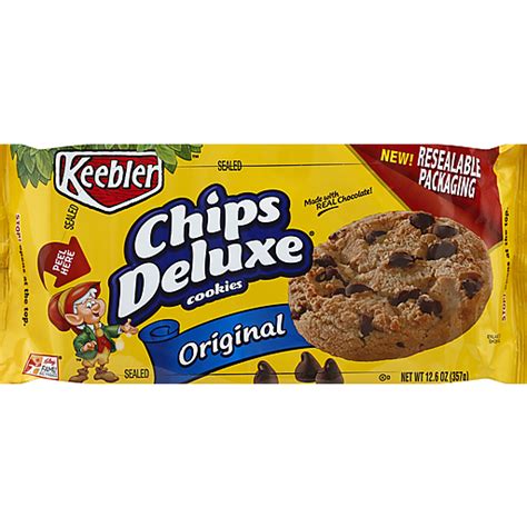Keebler Chips Deluxe Original Cookies Chocolate And Chocolate Chip