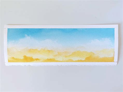 My Simple Approach To Painting Gradient Watercolor Skies Susan Chiang