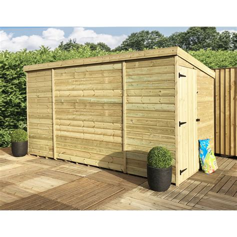 Aston Pent Sheds Bs 12ft X 6ft Windowless