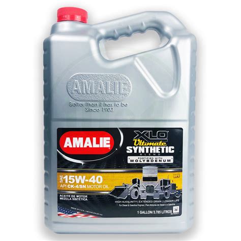 Amalie Xlo Motor Oil 15w 40 1 Gal 10 4 Truck Parts