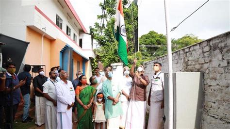 Kerala Bjp Chief Booked For Hoisting Flag Upside Down On I Day Latest