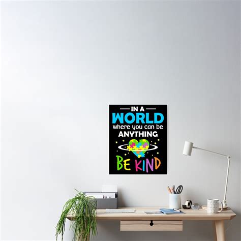 Be Kind Poster For Sale By Vomhaus Redbubble