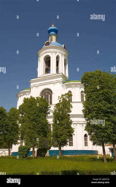 Bell Tower Of The Assumption Cathedral Bogoljubovo Vladimir Russia