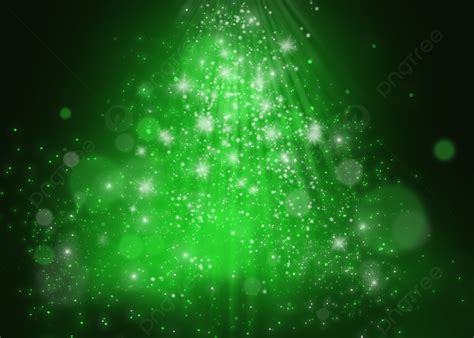 Green Glitter Magic Particle Background Shine Abstract Particle