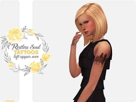 Nords Restless Soul Left Arm Tattoos Left Arm Tattoos Sims 4