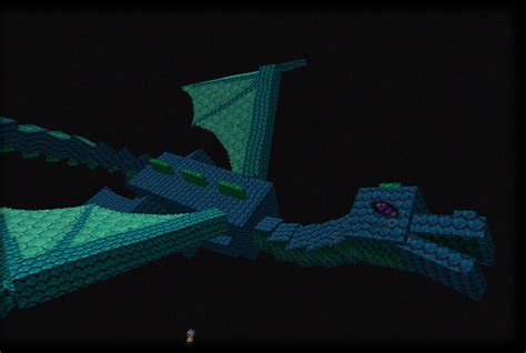 Ender Dragon Blue Minecraft Texture Pack