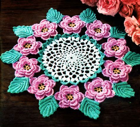 Historic Needlecrafts By Knittydebby New On Etsy Classic Rose Doily