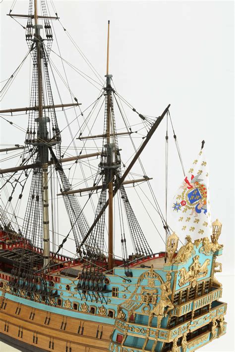 Photos Of A Model Of The French Soleil Royal Of 1669 Close Up Views