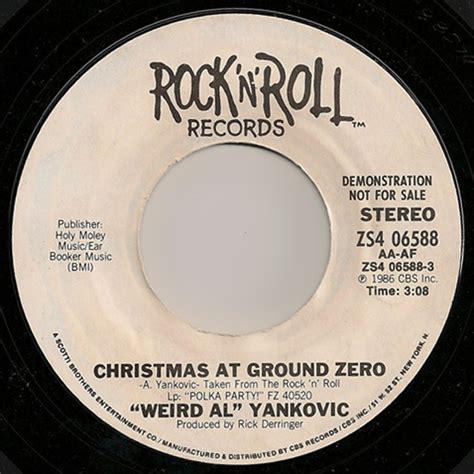 Singlechristmas At Ground Zero Weird Al Wiki Fandom Powered By Wikia