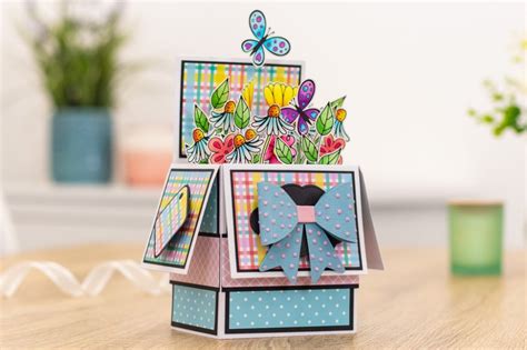Gemini Pop Up Box Stamp And Dies Crafters Companion Pop Up Box