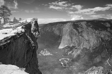 Ansel Adams Taft Point Looking To El Capitan Yosemite Np Taft Point