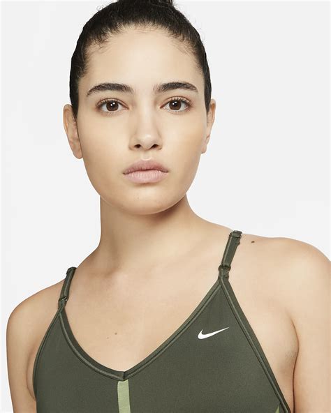Nike Indy Womens Light Support Padded V Neck Sports Bra