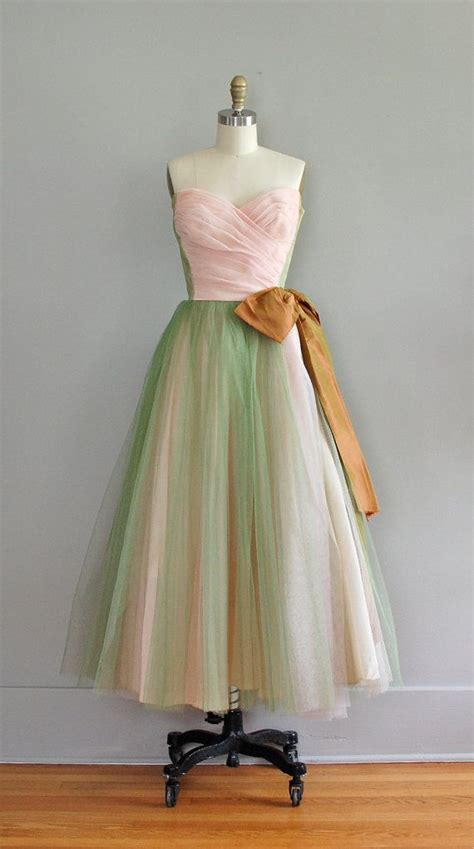1950s Dress Vintage 50s Party Dress Fortunes Par Deargolden 1950s