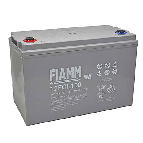 Fiamm 12fgl100 12v 100ah Batteria Piombo Acido Agm Ordina Su Batterie