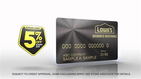 Restaurants, office supply while accepted everywhere that american express is, this credit card offers a few perks of which loyal lowe's shoppers will surely benefit. Lowe's Accounts Receivable - Business Credit - YouTube