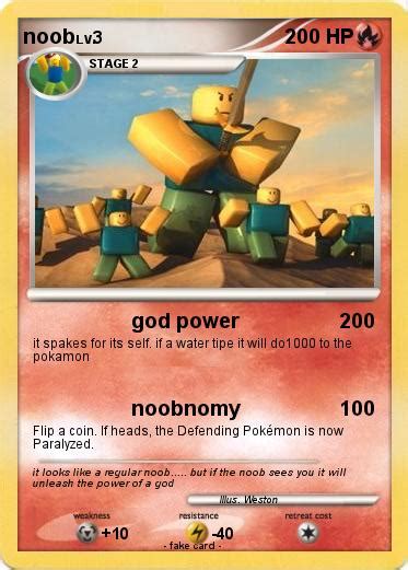 Pokémon Noob 1185 1185 God Power My Pokemon Card