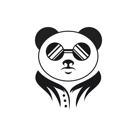 Panda Logo Vector Free Download 10445860 Vector Art At Vecteezy