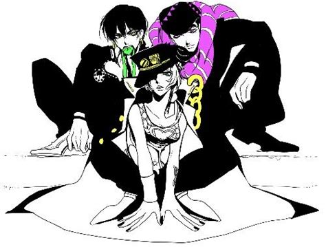 Jolyne Giorno And Josuke Jojo Bizzare Adventure Jojos Bizarre