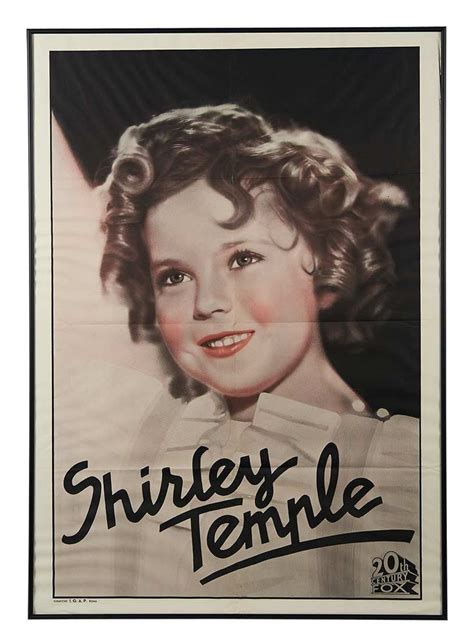 love shirley temple collector s book 438 large pictorial poster of shirley temple with he