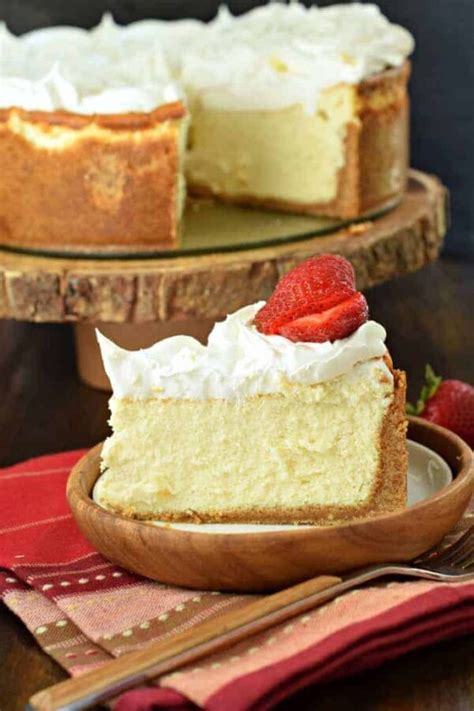 Perfect Vanilla Cheesecake Recipe Shugary Sweets